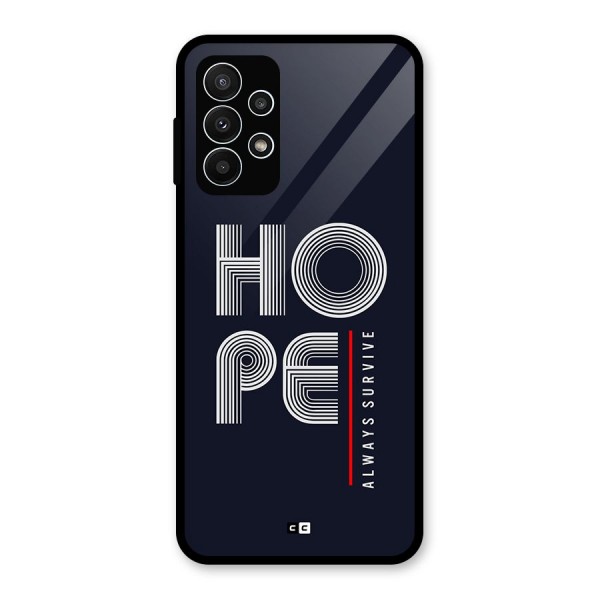 Hope Survives Glass Back Case for Galaxy A23