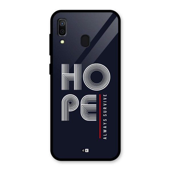 Hope Survives Glass Back Case for Galaxy A30