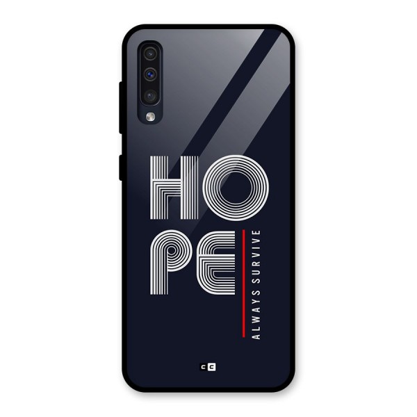 Hope Survives Glass Back Case for Galaxy A50