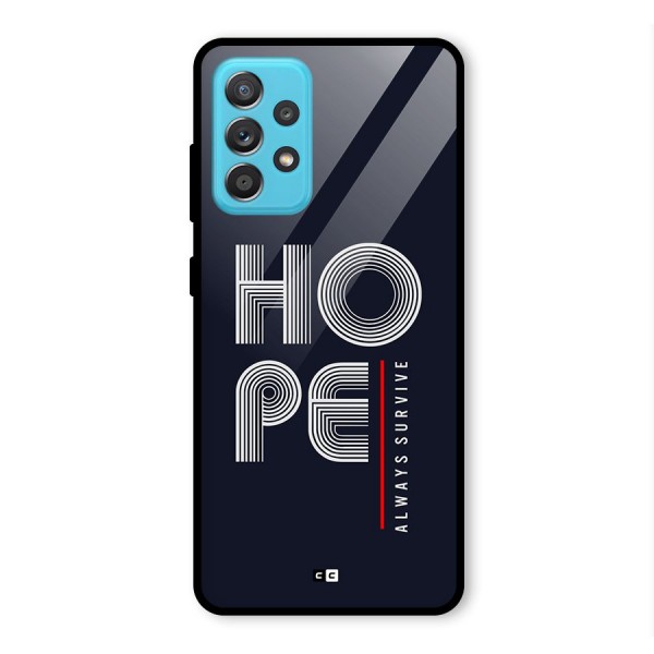 Hope Survives Glass Back Case for Galaxy A52s 5G