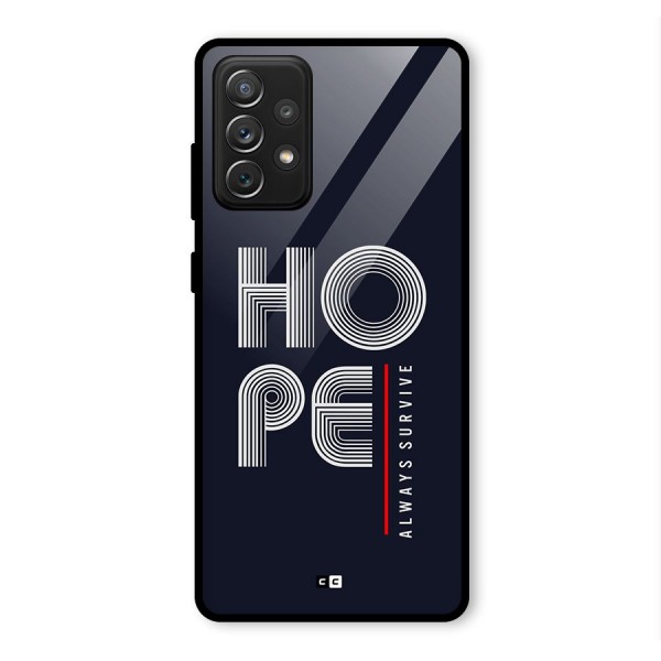 Hope Survives Glass Back Case for Galaxy A72