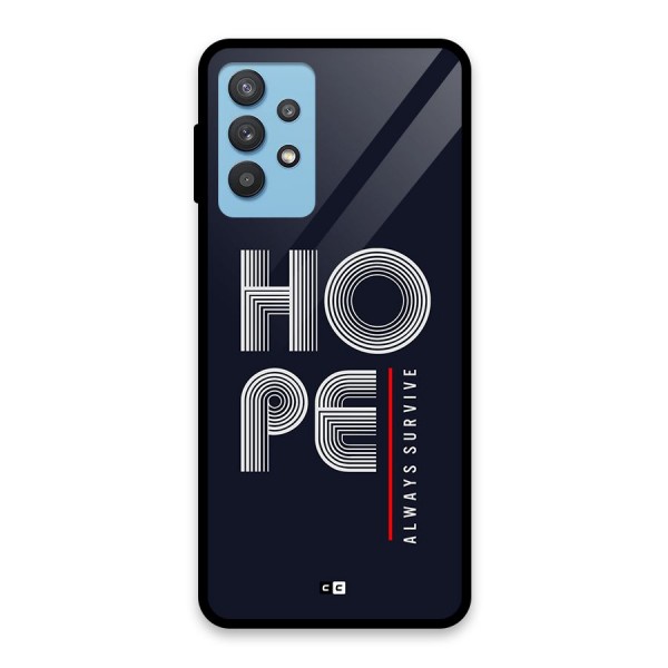 Hope Survives Glass Back Case for Galaxy M32 5G