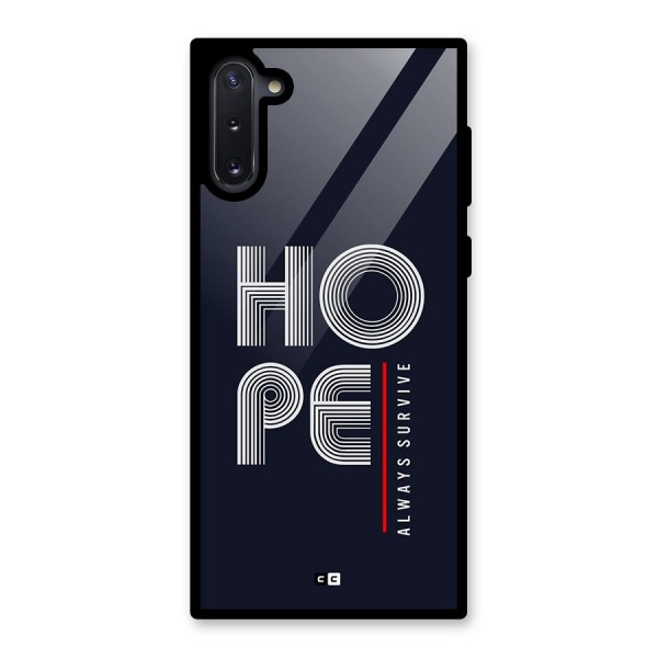 Hope Survives Glass Back Case for Galaxy Note 10