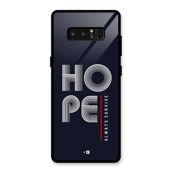 Hope Survives Glass Back Case for Galaxy Note 8