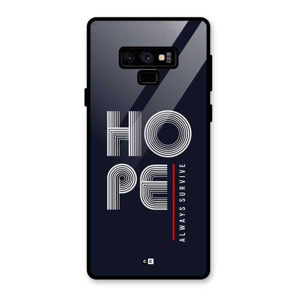 Hope Survives Glass Back Case for Galaxy Note 9