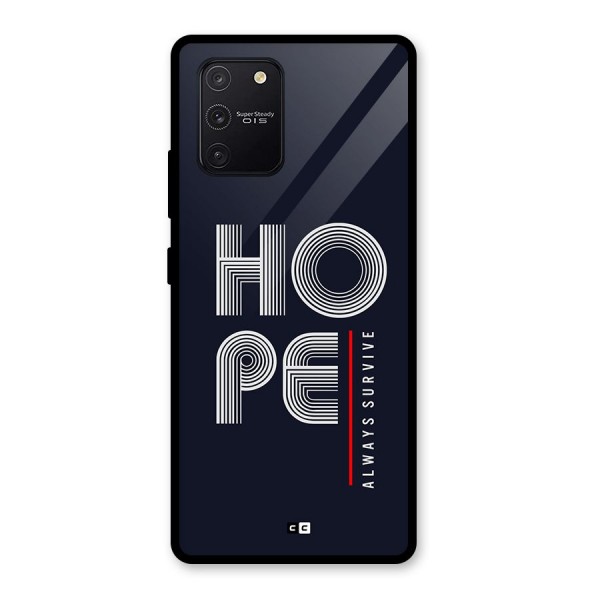 Hope Survives Glass Back Case for Galaxy S10 Lite