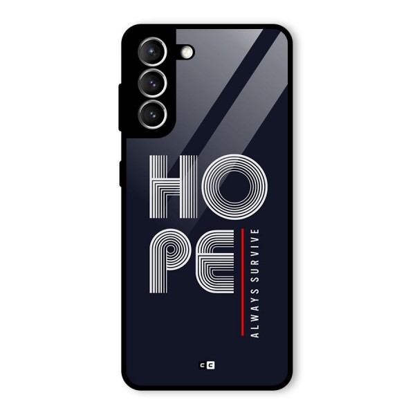 Hope Survives Glass Back Case for Galaxy S21 5G