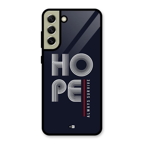 Hope Survives Glass Back Case for Galaxy S21 FE 5G