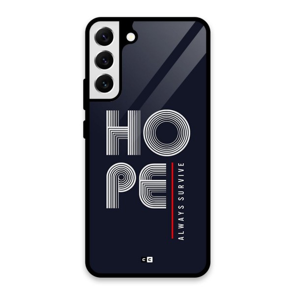 Hope Survives Glass Back Case for Galaxy S22 Plus 5G