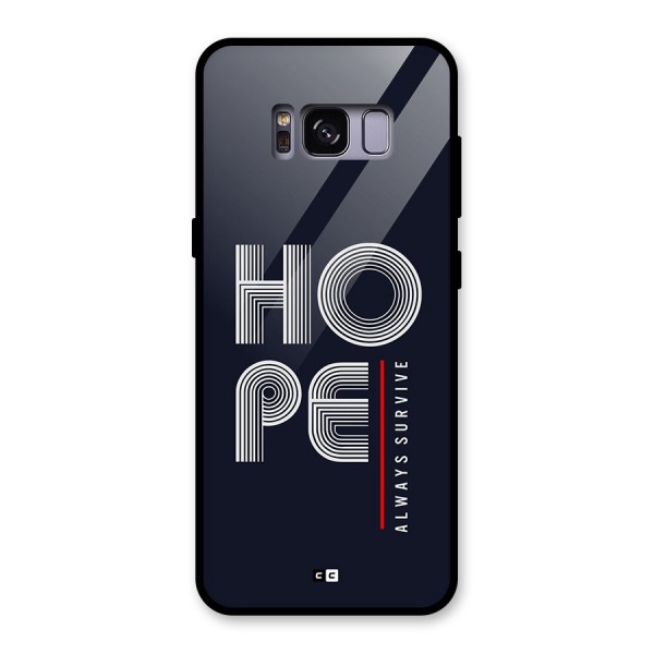 Hope Survives Glass Back Case for Galaxy S8