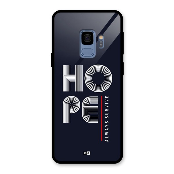 Hope Survives Glass Back Case for Galaxy S9