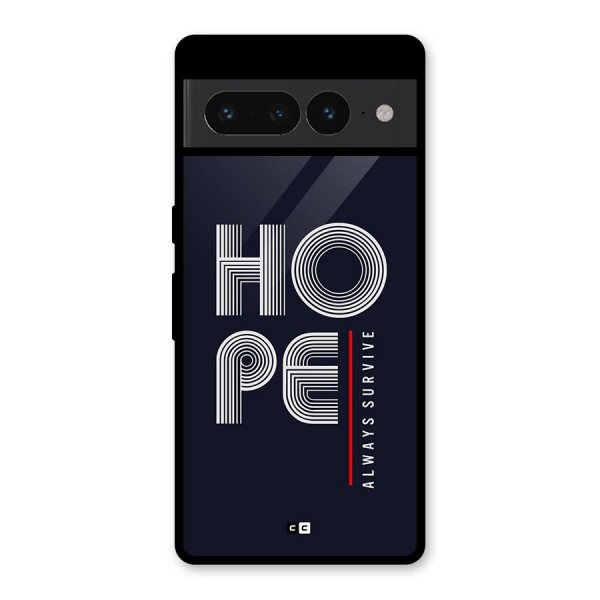 Hope Survives Glass Back Case for Google Pixel 7 Pro