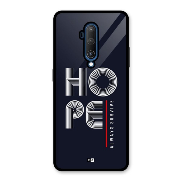 Hope Survives Glass Back Case for OnePlus 7T Pro