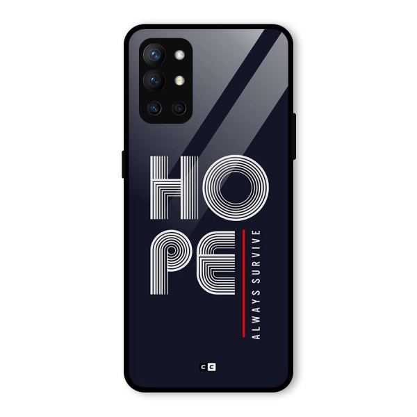 Hope Survives Glass Back Case for OnePlus 9R