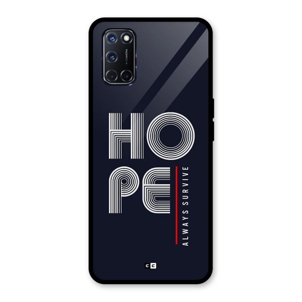 Hope Survives Glass Back Case for Oppo A52