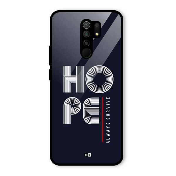 Hope Survives Glass Back Case for Poco M2