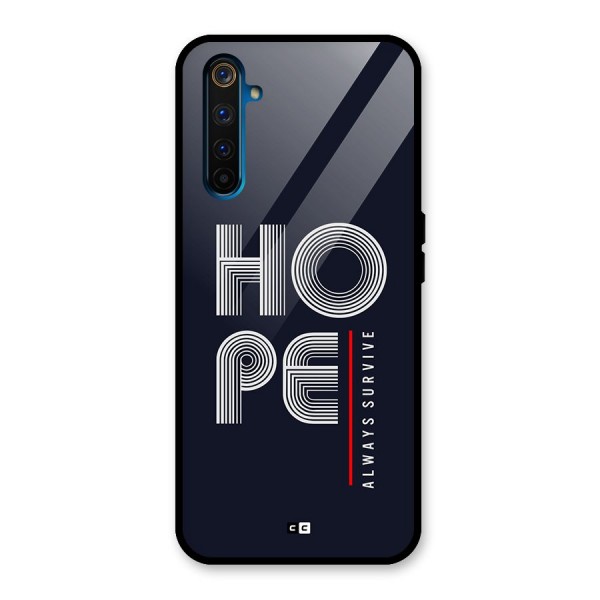 Hope Survives Glass Back Case for Realme 6 Pro