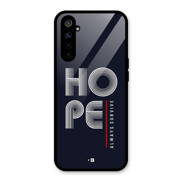 Hope Survives Glass Back Case for Realme 6i