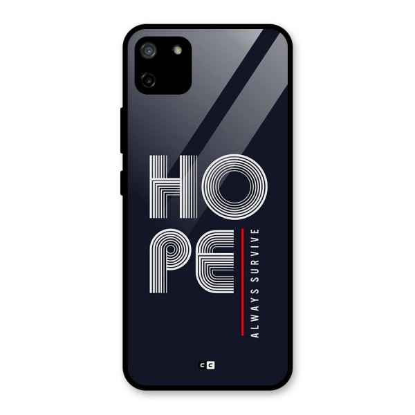 Hope Survives Glass Back Case for Realme C11