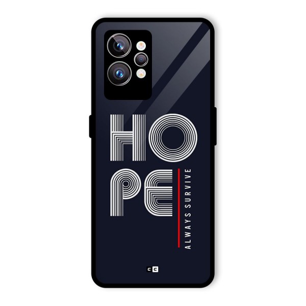 Hope Survives Glass Back Case for Realme GT2 Pro