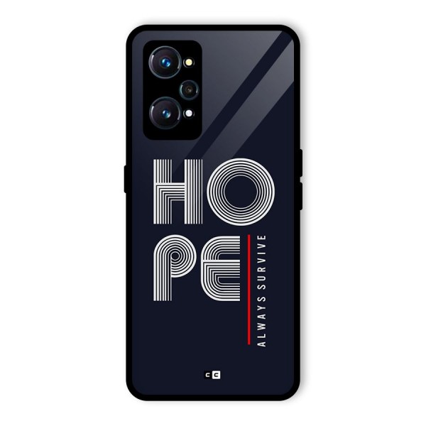 Hope Survives Glass Back Case for Realme GT 2