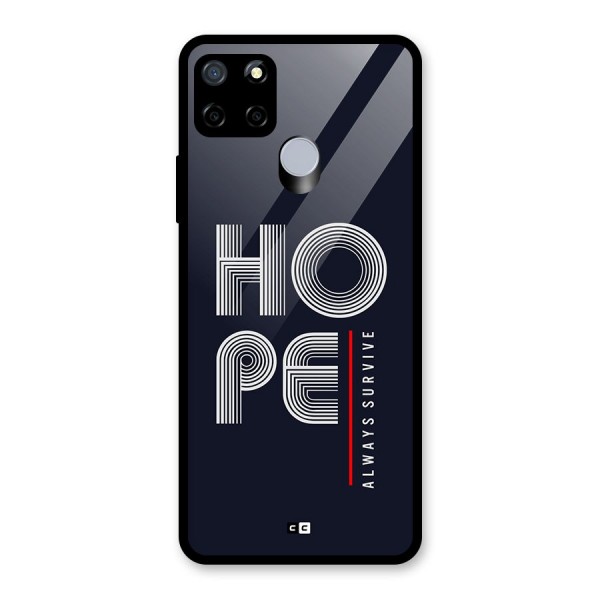 Hope Survives Glass Back Case for Realme Narzo 20