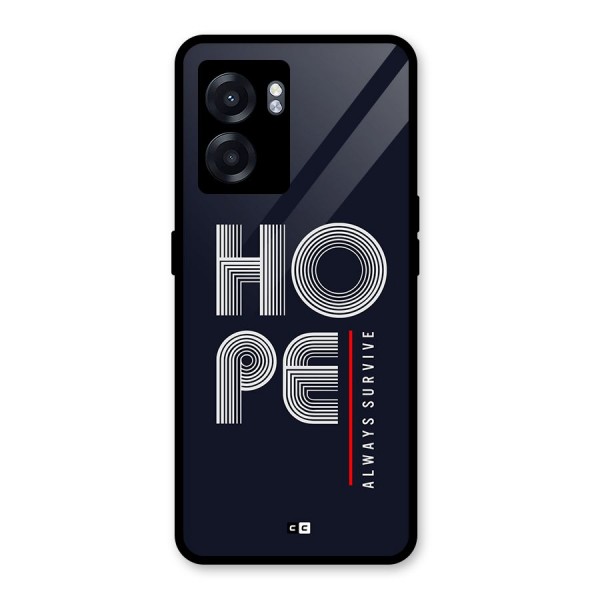 Hope Survives Glass Back Case for Realme Narzo 50 5G