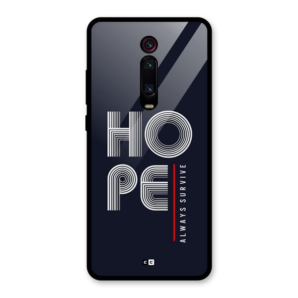 Hope Survives Glass Back Case for Redmi K20 Pro