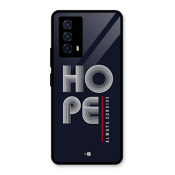 Hope Survives Glass Back Case for Vivo iQOO Z5