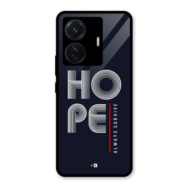 Hope Survives Glass Back Case for Vivo iQOO Z6 Pro