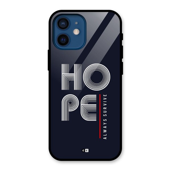 Hope Survives Glass Back Case for iPhone 12 Mini