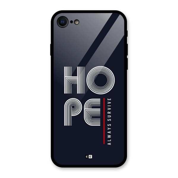 Hope Survives Glass Back Case for iPhone SE 2020