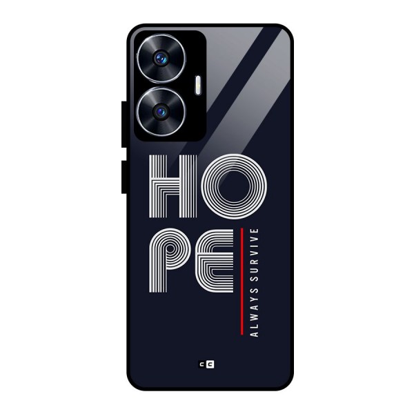 Hope Survives Glass Back Case for realme C55