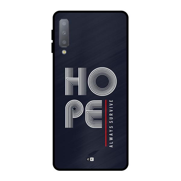 Hope Survives Metal Back Case for Galaxy A7 (2018)