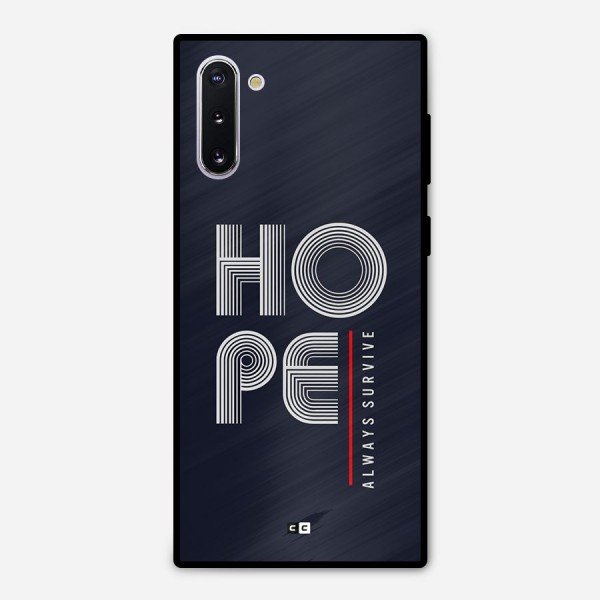 Hope Survives Metal Back Case for Galaxy Note 10