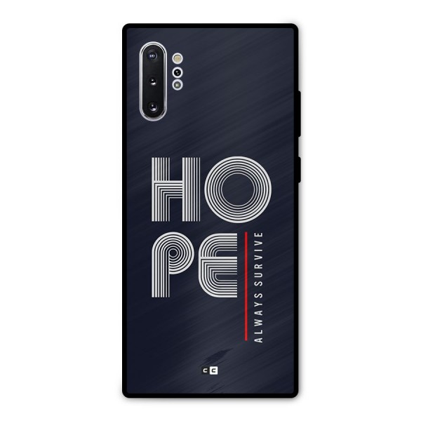 Hope Survives Metal Back Case for Galaxy Note 10 Plus