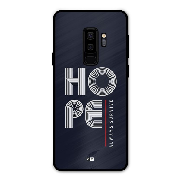 Hope Survives Metal Back Case for Galaxy S9 Plus