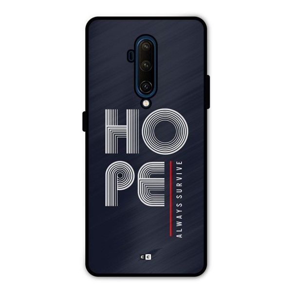 Hope Survives Metal Back Case for OnePlus 7T Pro