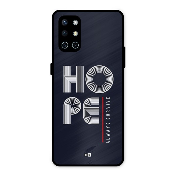 Hope Survives Metal Back Case for OnePlus 9R