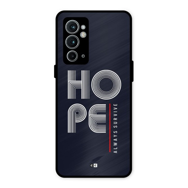 Hope Survives Metal Back Case for OnePlus 9RT 5G