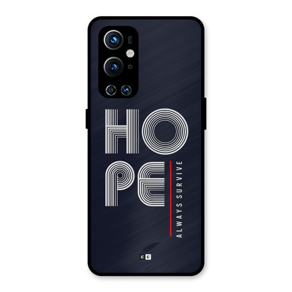 Hope Survives Metal Back Case for OnePlus 9 Pro