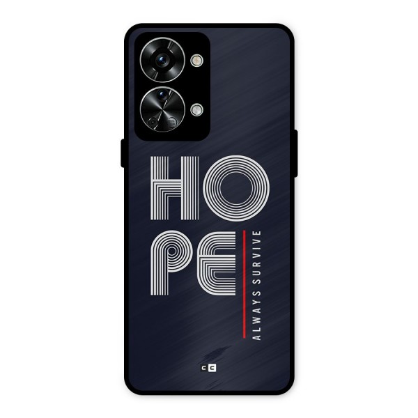 Hope Survives Metal Back Case for OnePlus Nord 2T