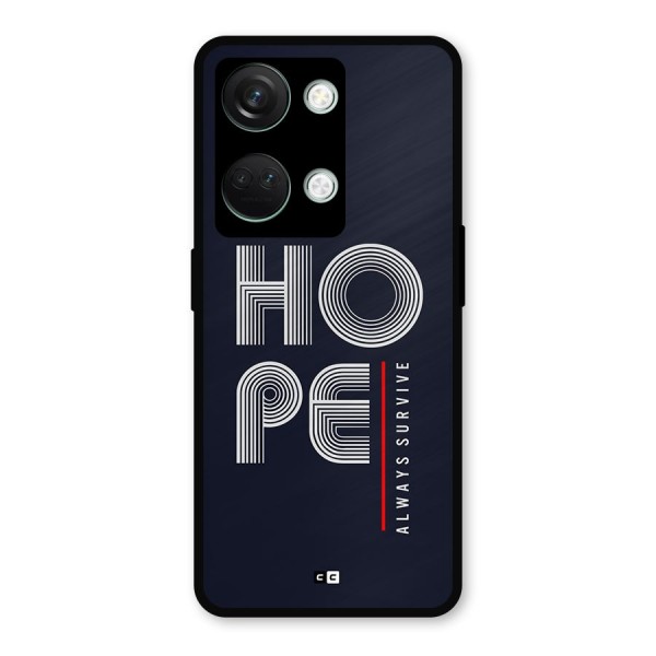 Hope Survives Metal Back Case for OnePlus Nord 3