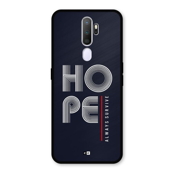 Hope Survives Metal Back Case for Oppo A5 (2020)