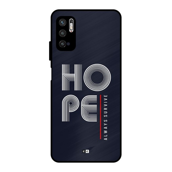 Hope Survives Metal Back Case for Poco M3 Pro 5G