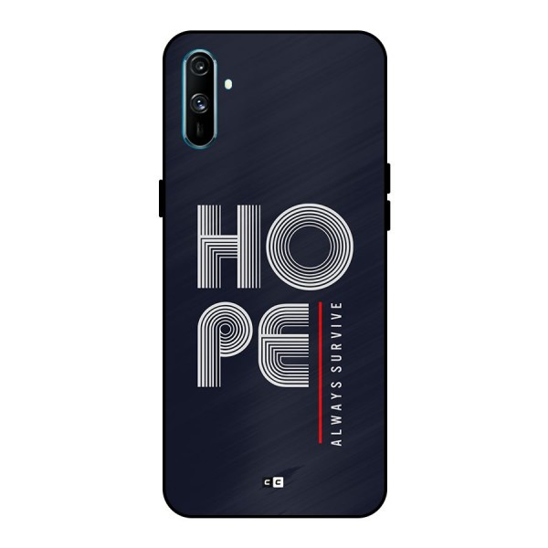 Hope Survives Metal Back Case for Realme C3