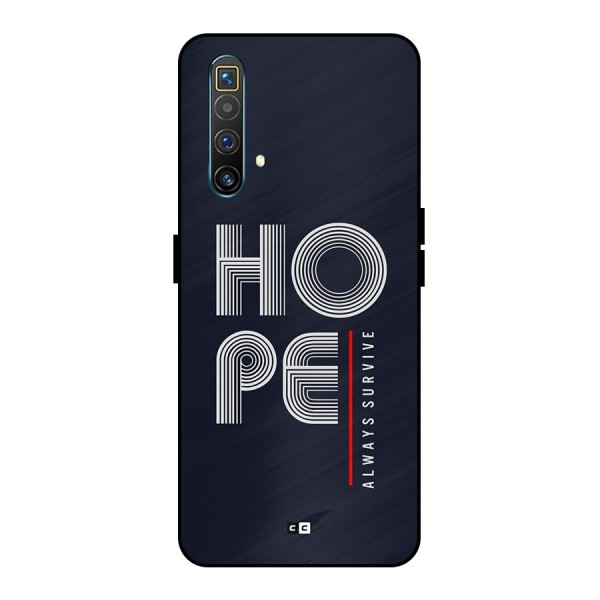 Hope Survives Metal Back Case for Realme X3