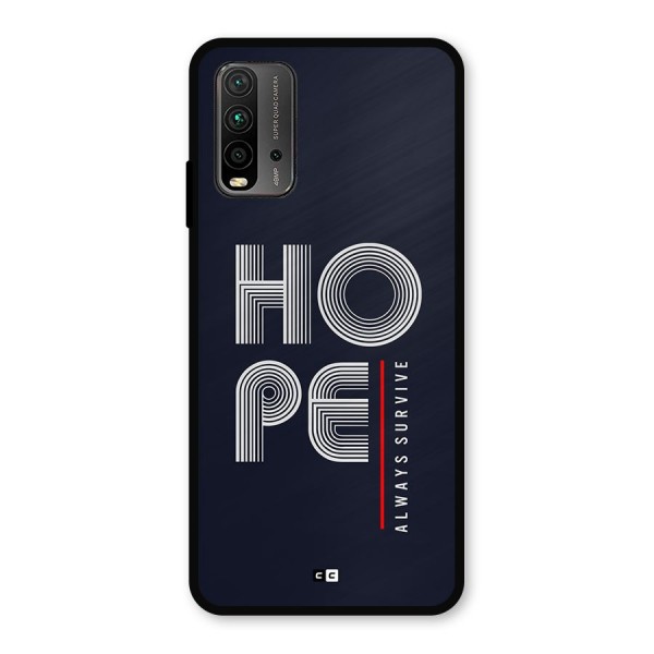 Hope Survives Metal Back Case for Redmi 9 Power