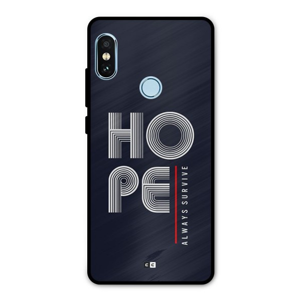 Hope Survives Metal Back Case for Redmi Note 5 Pro