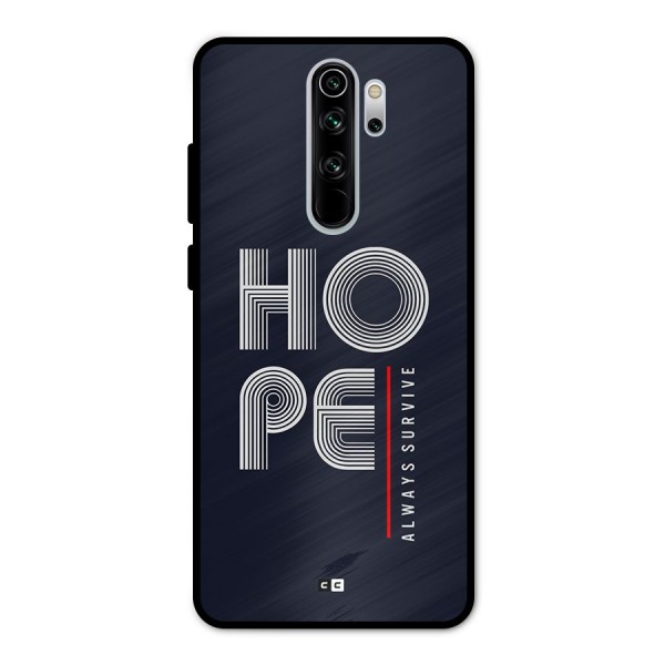 Hope Survives Metal Back Case for Redmi Note 8 Pro